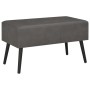 Mesa de centro de cuero sintético gris 80x40x46 cm de vidaXL, Mesas de centro - Ref: Foro24-247545, Precio: 85,89 €, Descuent...