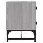 Mueble de TV con puertas de vidrio gris Sonoma 102x37x50 cm de , Muebles TV - Ref: Foro24-836537, Precio: 70,85 €, Descuento: %