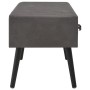 Mesa de centro de cuero sintético gris 80x40x46 cm de vidaXL, Mesas de centro - Ref: Foro24-247545, Precio: 85,89 €, Descuent...