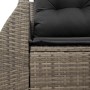 Gartensofa mit 2-Sitzer-Kissen synthetisches Rattangrau von , Outdoor-Sofas - Ref: Foro24-366124, Preis: 197,46 €, Rabatt: %