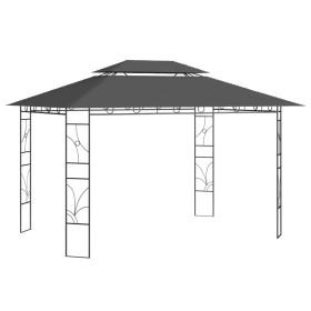 Anthrazitgrauer Pavillon 4x3x2,7 m 160 g/m² von , Zelte und Pavillons - Ref: Foro24-313917, Preis: 212,99 €, Rabatt: %