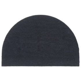 Dark gray coconut fiber semicircular doormat 60x90 cm by , Doormats - Ref: Foro24-155590, Price: 32,46 €, Discount: %