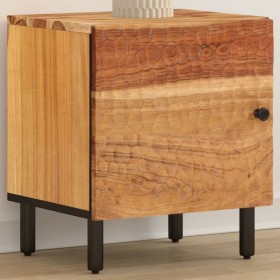 Solid acacia wood bedside table 40x33x46 cm by , Nightstands - Ref: Foro24-356851, Price: 62,88 €, Discount: %