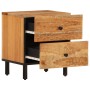 Mesita de noche de madera maciza de acacia 40x33x46 cm de , Mesitas de noche - Ref: Foro24-356853, Precio: 83,32 €, Descuento: %