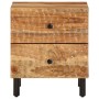 Mesita de noche de madera maciza de acacia 40x33x46 cm de , Mesitas de noche - Ref: Foro24-356853, Precio: 83,32 €, Descuento: %