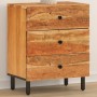 Solid acacia wood bedside table 50x33x60 cm by , Nightstands - Ref: Foro24-356864, Price: 120,99 €, Discount: %