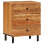 Solid acacia wood bedside table 50x33x60 cm by , Nightstands - Ref: Foro24-356864, Price: 120,99 €, Discount: %