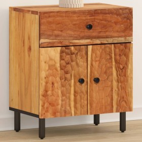 Solid acacia wood bedside table 50x33x60 cm by , Nightstands - Ref: Foro24-356866, Price: 97,84 €, Discount: %