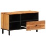 Solid acacia wood TV cabinet 80x33x46 cm by , TV Furniture - Ref: Foro24-356872, Price: 97,99 €, Discount: %