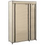 Armarios plegables 2 unidades de tela color crema 110x45x175 cm de vidaXL, Armarios roperos - Ref: Foro24-282424, Precio: 80,...