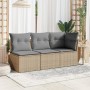 Gartensofa ohne Armlehnen mit beigen PE-Rattankissen von , Outdoor-Sofas - Ref: Foro24-366100, Preis: 59,29 €, Rabatt: %