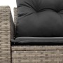 Garden sofa with cushions 2 seater gray synthetic rattan by , Outdoor sofas - Ref: Foro24-366123, Price: 188,55 €, Discount: %