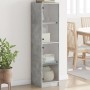 Sideboard with concrete gray glass doors 35x37x142 cm by , Sideboards - Ref: Foro24-836437, Price: 108,25 €, Discount: %