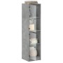 Sideboard with concrete gray glass doors 35x37x142 cm by , Sideboards - Ref: Foro24-836437, Price: 108,25 €, Discount: %