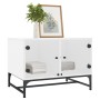 Coffee table with white glass doors 68.5x50x50 cm by , Coffee table - Ref: Foro24-836539, Price: 66,99 €, Discount: %