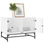 Coffee table with white glass doors 68.5x50x50 cm by , Coffee table - Ref: Foro24-836539, Price: 66,99 €, Discount: %