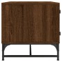 Coffee table with oak brown glass doors 68.5x50x50 cm by , Coffee table - Ref: Foro24-836545, Price: 65,33 €, Discount: %