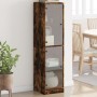 Sideboard with smoked oak glass doors 35x37x142 cm by , Sideboards - Ref: Foro24-836438, Price: 109,99 €, Discount: %