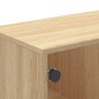 TV-Schrank mit Glastüren Sonoma-Eiche 102x37x50 cm von , TV-Möbel - Ref: Foro24-836534, Preis: 62,15 €, Rabatt: %