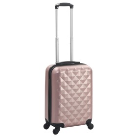 Pink gold ABS rigid trolley suitcase with wheels by vidaXL, Suitcases - Ref: Foro24-91893, Price: 67,45 €, Discount: %