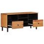 Mueble de TV madera maciza de acacia 100x33x46 cm de , Muebles TV - Ref: Foro24-356873, Precio: 131,99 €, Descuento: %