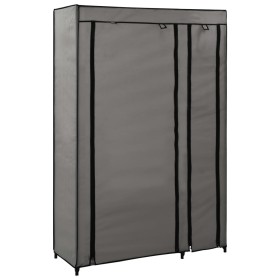 Armario plegable de tela gris 110x45x175 cm de vidaXL, Armarios roperos - Ref: Foro24-282423, Precio: 50,19 €, Descuento: %