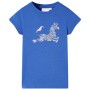 Camiseta infantil azul cobalto 128 de , Camisetas para niños - Ref: Foro24-11057, Precio: 7,82 €, Descuento: %