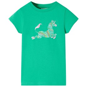 Camiseta infantil verde neón 104 de , Camisetas para niños - Ref: Foro24-11060, Precio: 9,99 €, Descuento: %