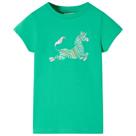 Camiseta infantil verde neón 104 de , Camisetas para niños - Ref: Foro24-11060, Precio: 9,20 €, Descuento: %