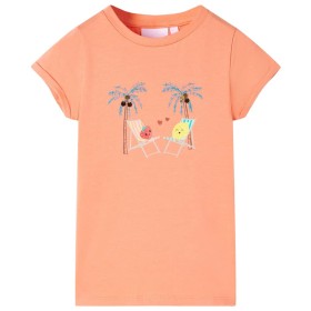 Camiseta infantil color melocotón 128 de , Camisetas para niños - Ref: Foro24-11017, Precio: 7,99 €, Descuento: %