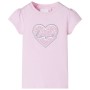 Hellrosa Kinder-T-Shirt 128 von , Kinder-T-Shirts - Ref: Foro24-10487, Preis: 8,22 €, Rabatt: %