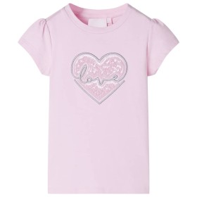 Camiseta infantil rosa claro 104 de , Camisetas para niños - Ref: Foro24-10485, Precio: 9,99 €, Descuento: %