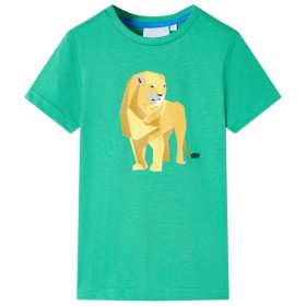 Camiseta infantil verde neón 116 de , Camisetas para niños - Ref: Foro24-11986, Precio: 7,99 €, Descuento: %