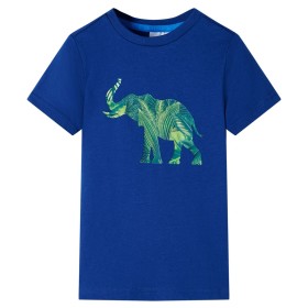 Camiseta infantil azul oscuro 140 de , Camisetas para niños - Ref: Foro24-12288, Precio: 9,99 €, Descuento: %