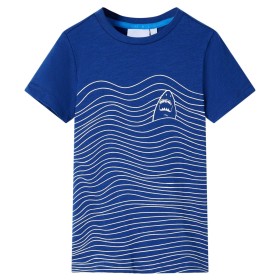 Camiseta infantil azul oscuro 128 de , Camisetas para niños - Ref: Foro24-12312, Precio: 7,99 €, Descuento: %