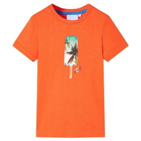 Dunkelorangefarbenes Kinder-T-Shirt 140 von , Kinder-T-Shirts - Ref: Foro24-12378, Preis: 9,99 €, Rabatt: %