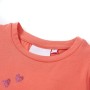 Korallenrotes T-Shirt mit Rüschenärmeln für Kinder 128 von , Kinder-T-Shirts - Ref: Foro24-10627, Preis: 8,99 €, Rabatt: %