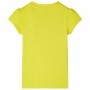 Camiseta infantil de manga casquillo amarillo chillón 104 de , Camisetas para niños - Ref: Foro24-10650, Precio: 9,99 €, Desc...