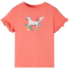 Camiseta infantil de manga corta coral 92 de , Camisetas para niños - Ref: Foro24-10684, Precio: 9,99 €, Descuento: %