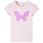 Camiseta infantil de manga casquillo rosa suave 104 de , Camisetas para niños - Ref: Foro24-10830, Precio: 9,43 €, Descuento: %