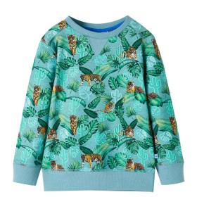 Sudadera infantil verde claro mélange 92 de , Camisetas para niños - Ref: Foro24-12409, Precio: 16,99 €, Descuento: %