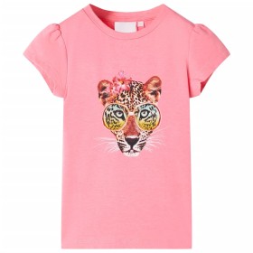 Camiseta infantil rosa neón 140 de , Camisetas para niños - Ref: Foro24-10458, Precio: 9,99 €, Descuento: %