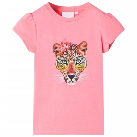 Camiseta infantil rosa neón 140 de , Camisetas para niños - Ref: Foro24-10458, Precio: 9,89 €, Descuento: %