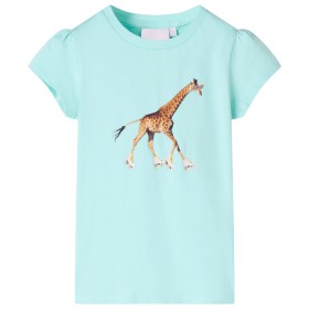 Camiseta infantil aguamarina claro 140 de , Camisetas para niños - Ref: Foro24-10568, Precio: 9,99 €, Descuento: %