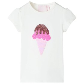 Camiseta infantil color crudo 128 de , Camisetas para niños - Ref: Foro24-10717, Precio: 8,99 €, Descuento: %