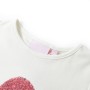 Ecrufarbenes Kinder-T-Shirt 128 von , Kinder-T-Shirts - Ref: Foro24-10717, Preis: 8,22 €, Rabatt: %