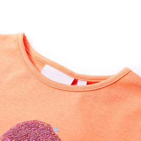 Camiseta infantil naranja neón 104 de , Camisetas para niños - Ref: Foro24-10720, Precio: 9,99 €, Descuento: %