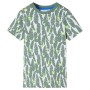 Ecru and dark ivy green children's t-shirt 104 by , Kids T-shirts - Ref: Foro24-11675, Price: 8,99 €, Discount: %