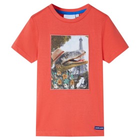 Camiseta infantil rojo claro 116 de , Camisetas para niños - Ref: Foro24-11751, Precio: 7,99 €, Descuento: %