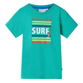 Camiseta infantil verde neón 116 de , Camisetas para niños - Ref: Foro24-11791, Precio: 7,99 €, Descuento: %